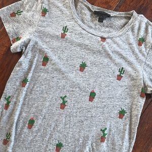 J Crew Succulent Graphic T-Shirt